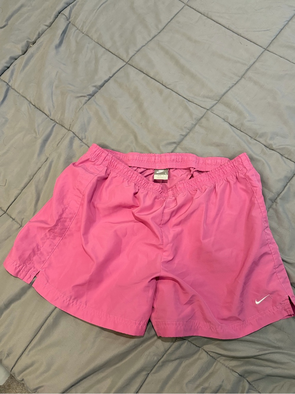 Nike Women's Pink Running Shorts with Elastic Waist